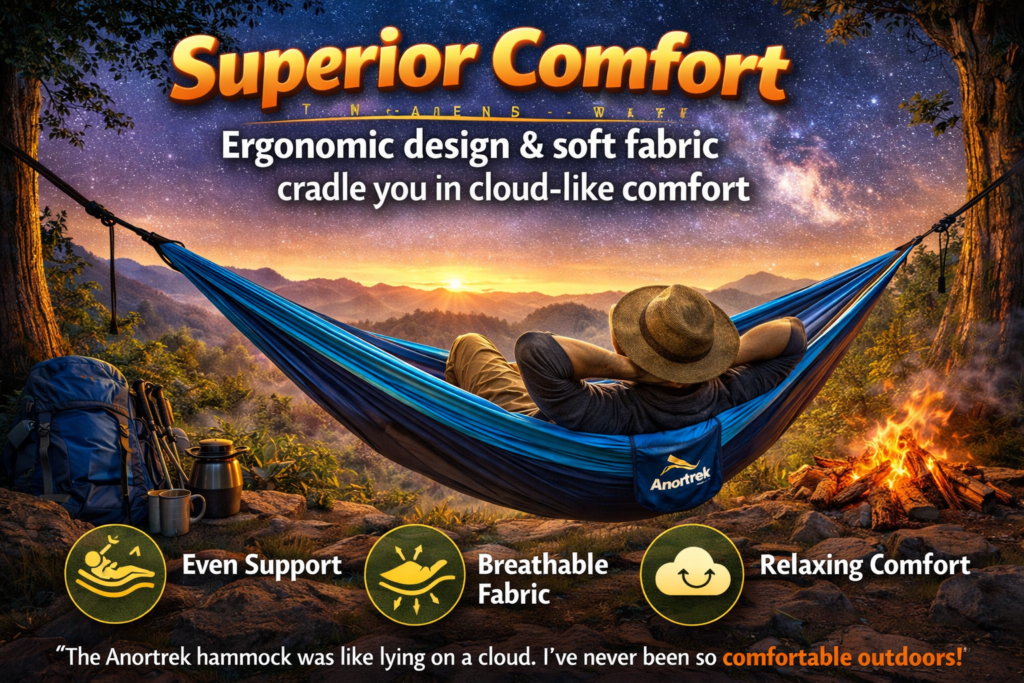 1. Reason #1: Superior Comfort of Anortrek hammock