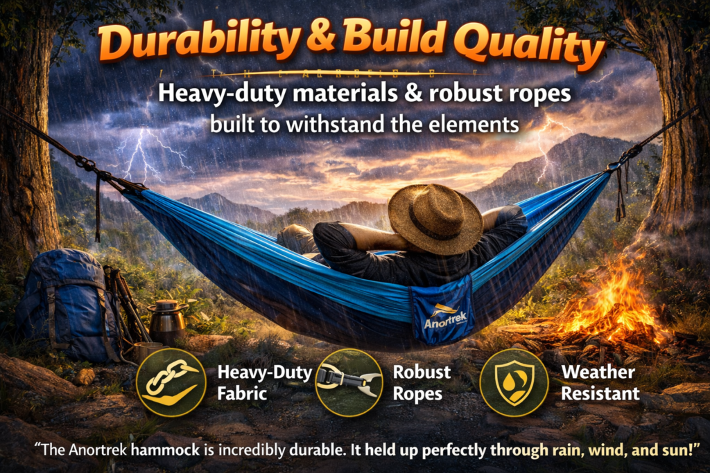 2. Reason #2: Durability and Build Quality of Anortrek hammock