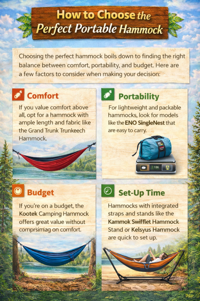 4. How to Choose the Perfect Portable Hammock