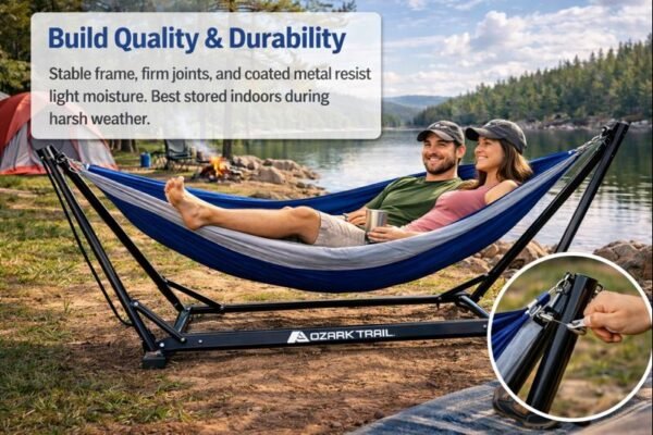 4. Build Quality & Durability of Ozark Trail Hammock Stand