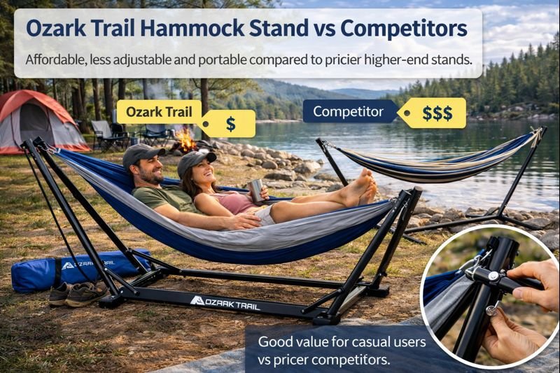 9. Ozark Trail Hammock Stand vs Competitors