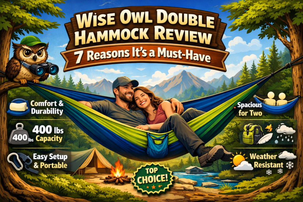 Wise Owl Double Hammock