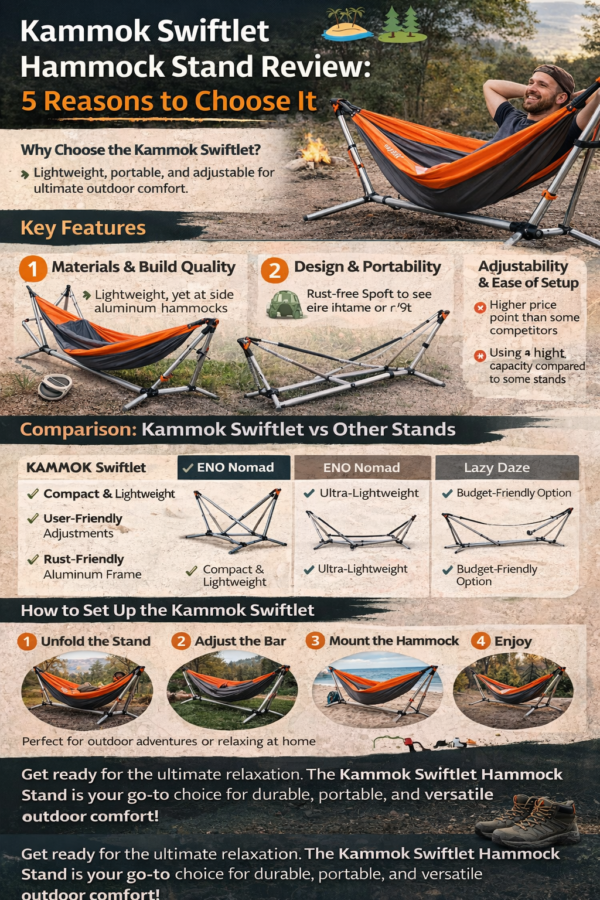 Kammok Swiftlet Hammock Stand Review