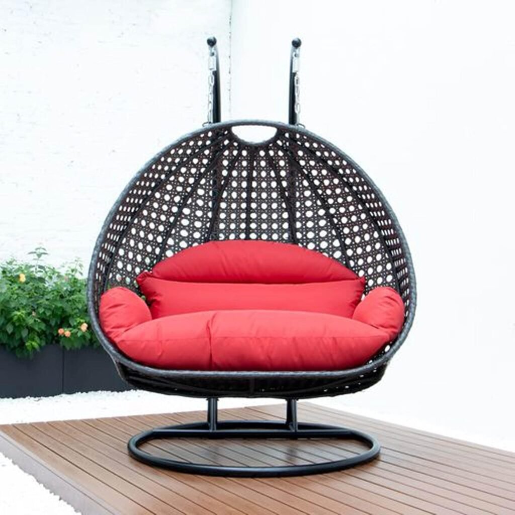 Leisuremod Hanging 2 Person Egg Swing Chair Reviews
