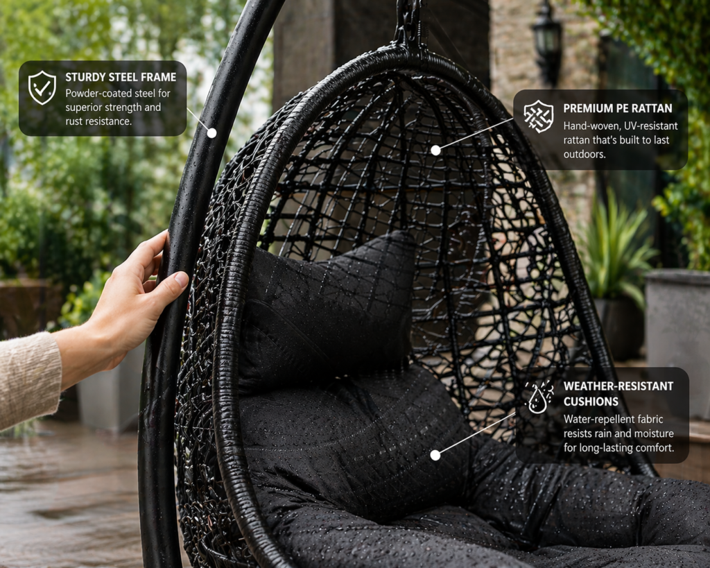 Black Sands Hanging Chair Product Info and Reviews