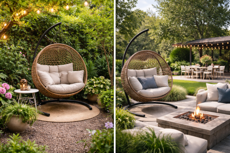 Leisuremod Hanging 2 Person Egg Swing Chair Reviews