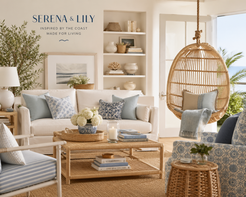 Serena and Lily Hanging Rattan Chair Review