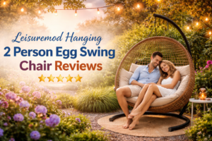 Leisuremod Hanging 2 Person Egg Swing Chair Reviews