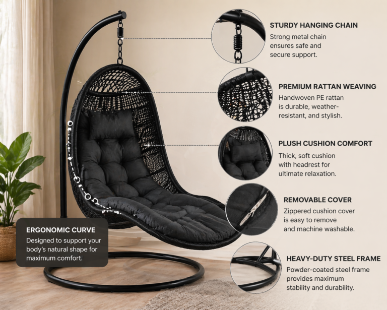 Black Sands Hanging Chair Product Info and Reviews