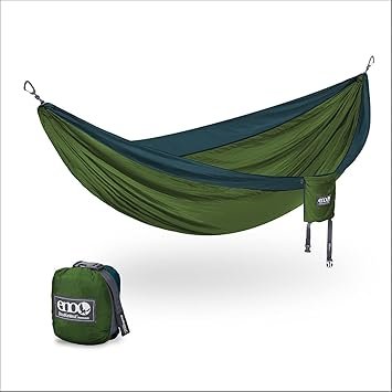 ENO, Eagles Nest Outfitters DoubleNest Lightweight Camping Hammock, 1 to 2 Person, Special Edition Colors, ATC
