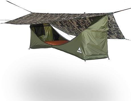 Haven Tents Lay Flat Hammock Tent - Waterproof Camping Hammock with Mosquito Net, Insulated Pad and Rainfly - Haven Tent, Haven XL, Haven Safari