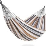 PNAEUT Double Hammocks for Outside, Replacement Outdoor Tree Hammock for Indoor Patio Porch Garden (Coffee, Medium)