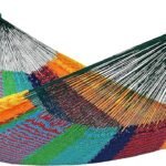 Sunnydaze Handwoven XXL Thick Cord Mayan Double Hammock for Outside - 625-Pound Capacity Heavy-Duty Outdoor Hammock - Multicolor