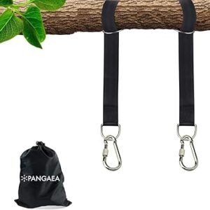 Tree Swing Hanging Straps Kit, Heavy Duty Holds 2200LBS 5FT Extra Long, with Safer Lock Snap Carabiners & Carry Pouch Bag