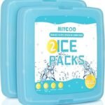 MIYCOO Ice Packs for Lunch Boxes & Lunch Bag - Quick Freeze Ice Pack Space Saving Freezer Packs - Reusable Slim Original Cool Pack - Cooler Accessories for Beach, Camping and Fishing