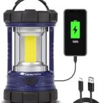 Camping Lantern, 3200LM LED Lanterns for Power Outages, 4600mAh Phone Charger & Rechargeable Lantern, 5 Light Modes Camping Lights & Lanterns for Hurricane/Emergency, CT CAPETRONIX Camping Accessories