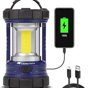 Camping Lantern, 3200LM LED Lanterns for Power Outages, 4600mAh Phone Charger & Rechargeable Lantern, 5 Light Modes Camping Lights & Lanterns for Hurricane/Emergency, CT CAPETRONIX Camping Accessories