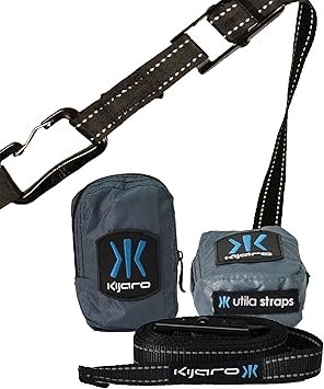 Kijaro Utila Hammock Straps, Tree Friendly, Extra Long Lightweight with Adjustable Snap Tight Buckle Hammock Straps