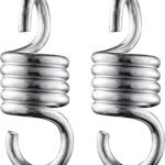 Heavy Duty Spring 1100LBS 4INCH Hammock Chair Spring - Porch Swing Spring Hook for Patio Swing Outdoor