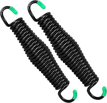 2Pack Premium Porch Swing Springs,1300lb Heavy Duty Springs, Rust Resistant Swing Springs, Spring for Swing Hammock Hanging Chair Spring for Hammock Spring,Porch Swings,Indoor Outdoor Hanging Kit