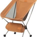 Naturehike YL08 Ultralight Camping Chair, 2.38 LBS Portable Backpacking Chair with Anti-Sinking Feet, Lightweight Compact Folding Hiking Camp Chair