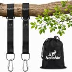 MalloMe Tree Swing Straps & Hammock Straps for Trees – Multi-Purpose Hanging Kit, Heavy Duty Adjustable Tree Strap for Hammocks, Swings & Outdoor Use, Safe for Branch or Between 2 Trees