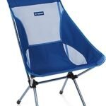 Helinox Sunset Chair Lightweight High-Back Collapsible Camping Chair Blue,3.4Ibs Outdoor Chairs, Picnic Chair, Portable Camping Chair, with Side Pockets
