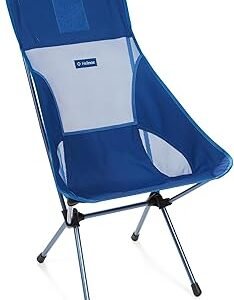 Helinox Sunset Chair Lightweight High-Back Collapsible Camping Chair Blue,3.4Ibs Outdoor Chairs, Picnic Chair, Portable Camping Chair, with Side Pockets