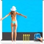 Beach Blanket Sandproof Waterproof, Beach Essentials Extra Large Beach Mat, 79" x 55" Oversized Durable Outdoor Picnic Mat Storage Bag for 1-4 Adults, Beach Accessories for Travel, Camping, Hiking