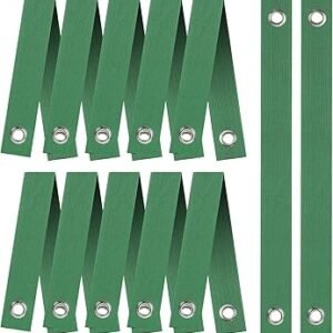 Jevrench 12 PCS Tree Straps for Staking, Tree Support Straps for Guying Staking Newly Planted Sapling Straight and Hurricane Protection, Heavy Duty Tree Stake Straps for Straightening
