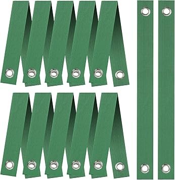 Jevrench 12 PCS Tree Straps for Staking, Tree Support Straps for Guying Staking Newly Planted Sapling Straight and Hurricane Protection, Heavy Duty Tree Stake Straps for Straightening