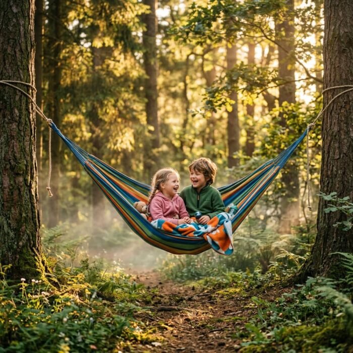 Kids camping hammock