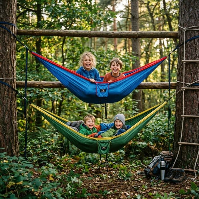 Kids camping hammock