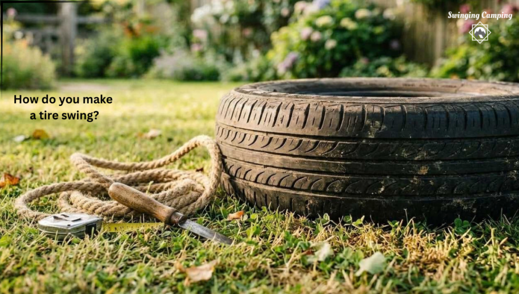 how to tie a tire swing?
