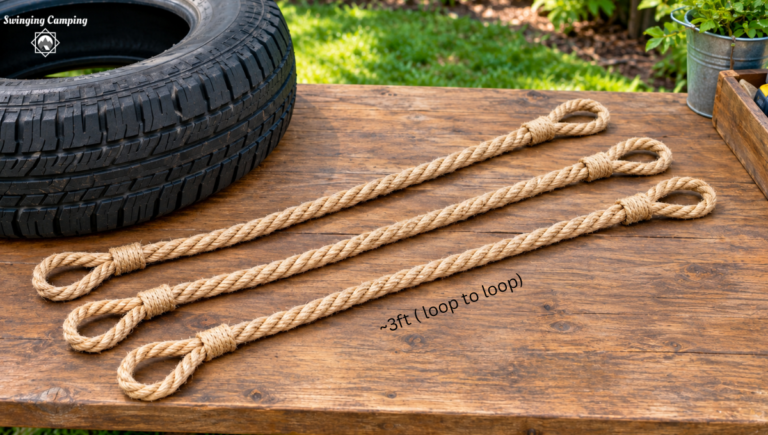 how to tie a tire swing?