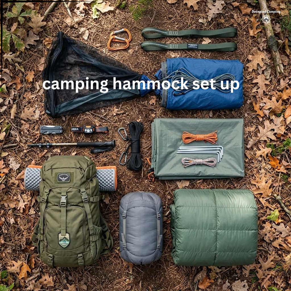 how to set up a hammock for camping?