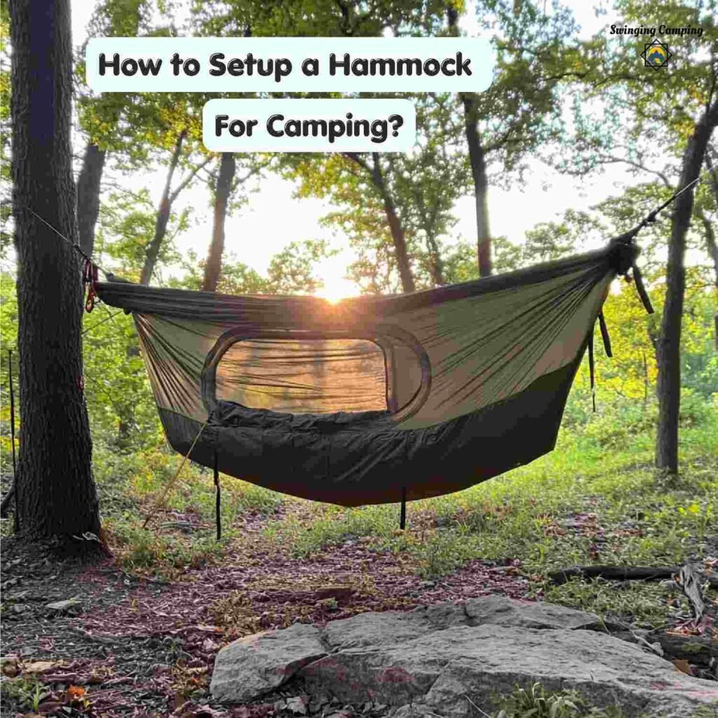 how to setup hammock for camping?