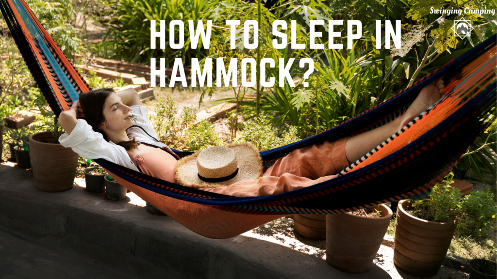 how to sleep in hammock?