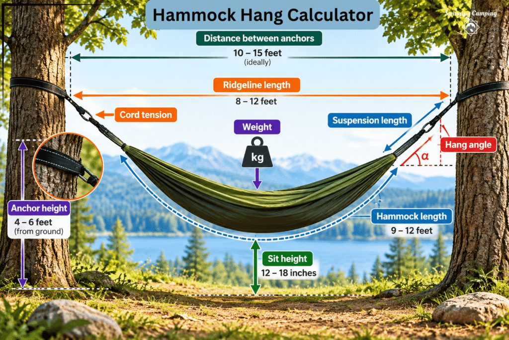 what is a hammock anchor point